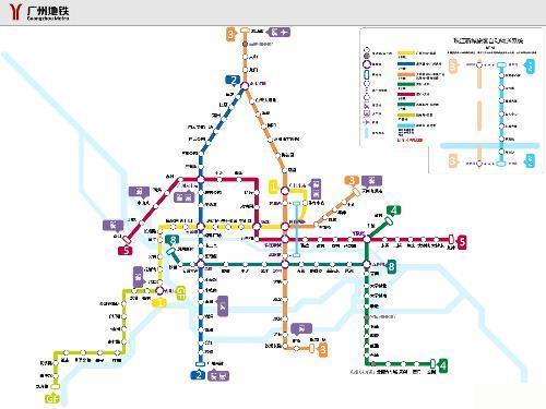 广州地铁站路线图2018_广州地铁线路图2018新图