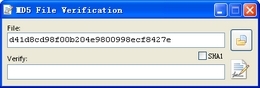 MD5 File Verification