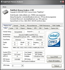 RightMark Memory Analyzer