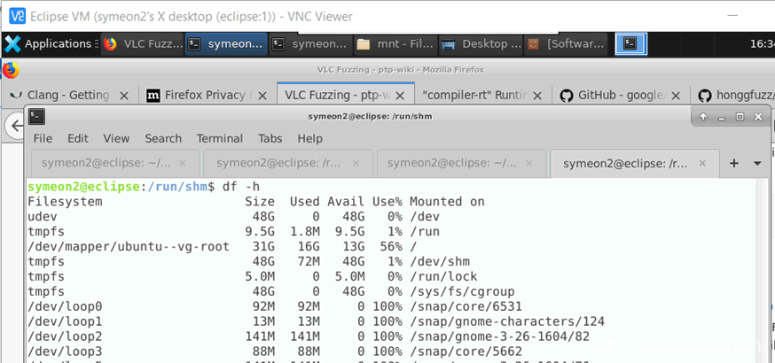 图7:准备用于模糊测试的Monster VM 图7:准备用于模糊测试的Monster VM