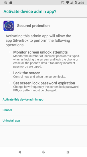 图5.这个恶意应用程序需要被用户激活 图5.这个恶意应用程序需要被用户激活