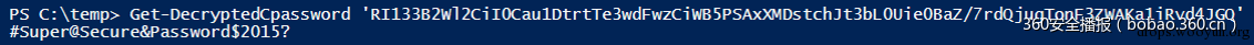 GroupPolicyPreferences-Decrypted-Password