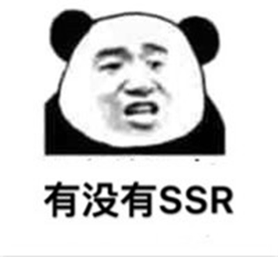 你有没有SSR