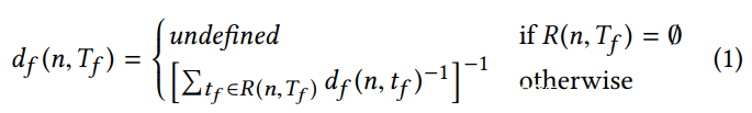 function level distance