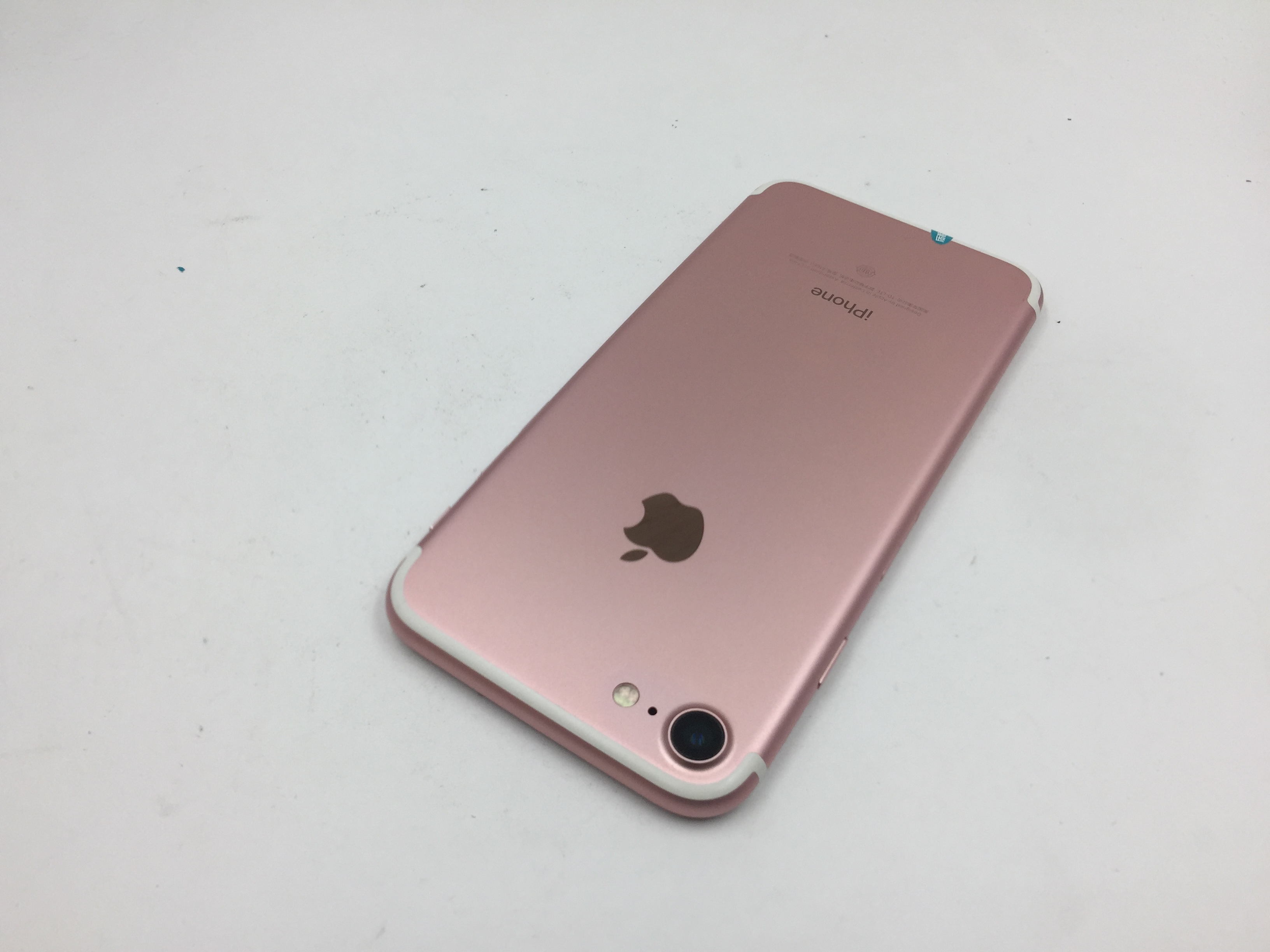 官方质检9成新 玫瑰金 全网通 128g 国行 苹果 iphone 7