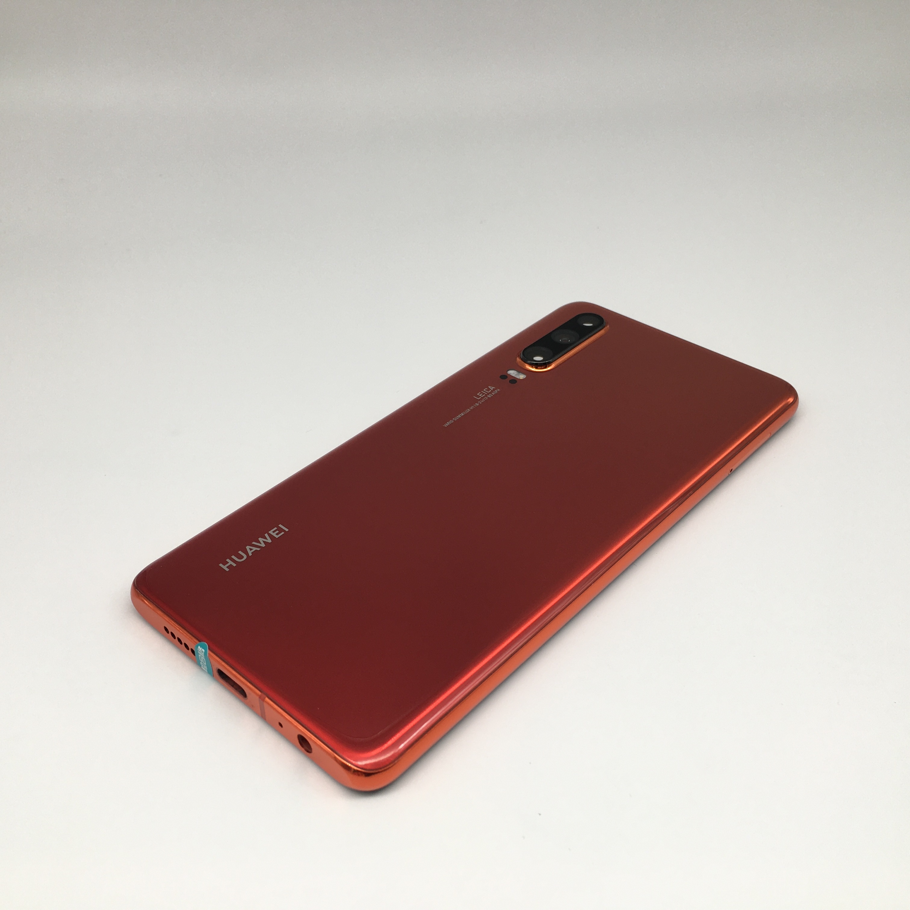 官方质检99成新 全网通 赤茶橘 8g/128g 国行 华为 p30