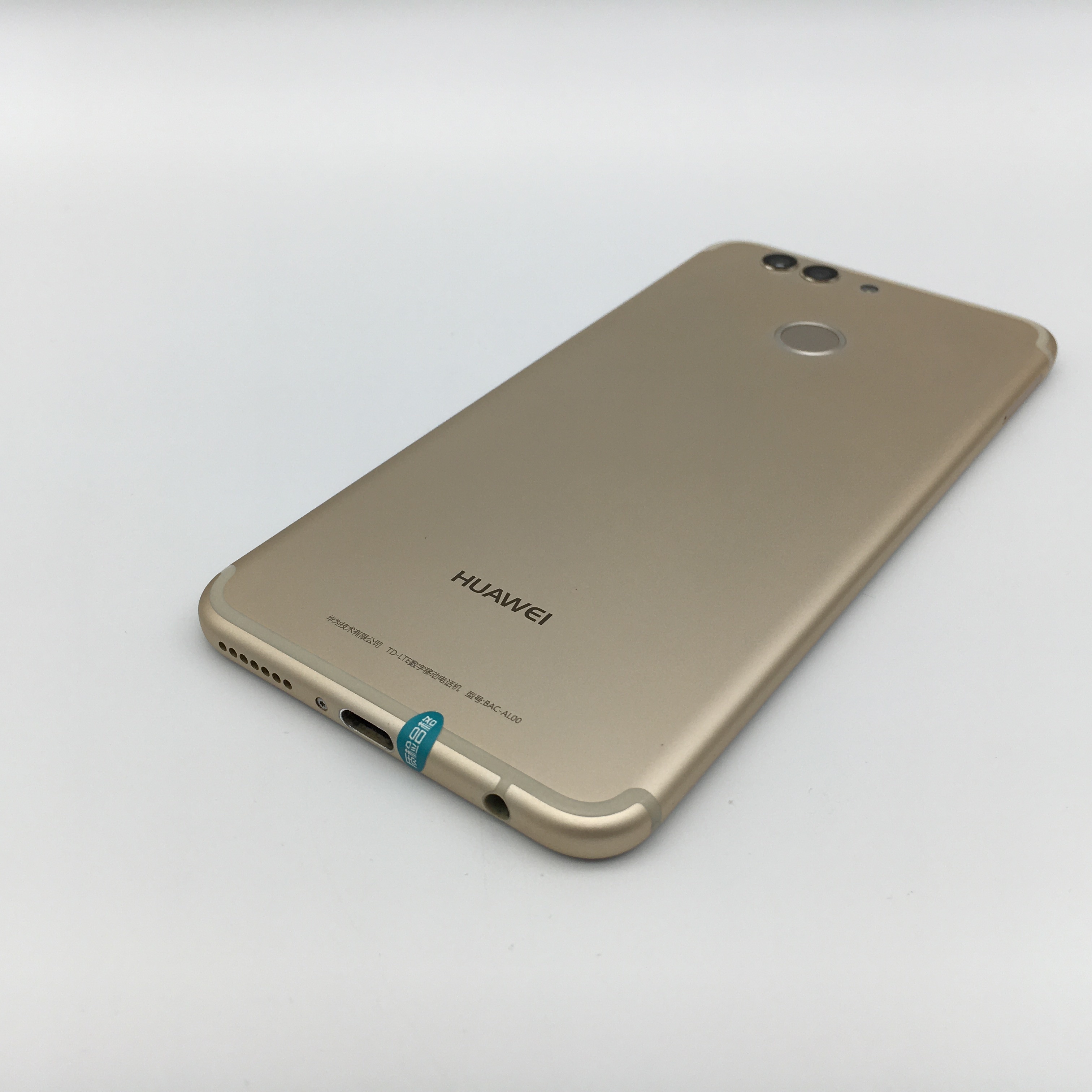 官方质检9成新 全网通 金色 128g 国行 华为 nova2 plus